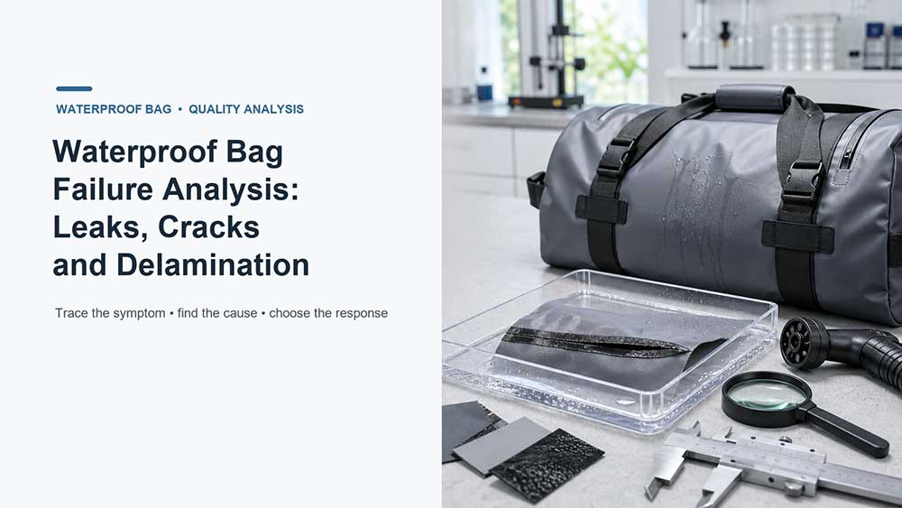 Waterproof Bag Failure Analysis: Leaks, Cracks and Delamination 2 Waterproof Bag Failure Analysis: Leaks, Cracks and Delamination