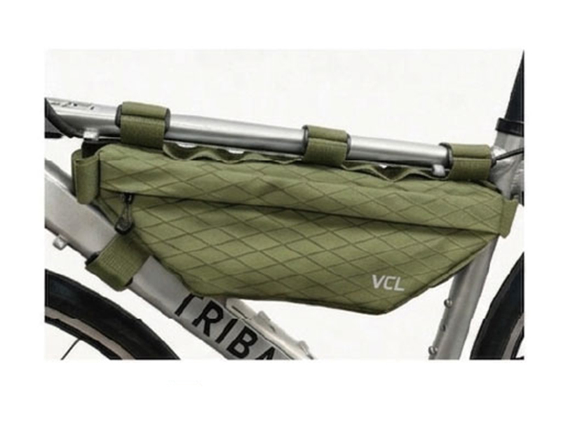 Bike Frame Bags 3 Tapered Frame Bag with Covered Zipper for custom bicycle collections