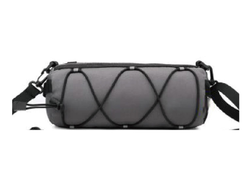 Cylindrical Handlebar Bag with Shoulder Strap for custom bicycle collections