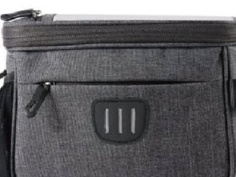 Front Pockets for Smaller Belongings on a bike handlebar bag