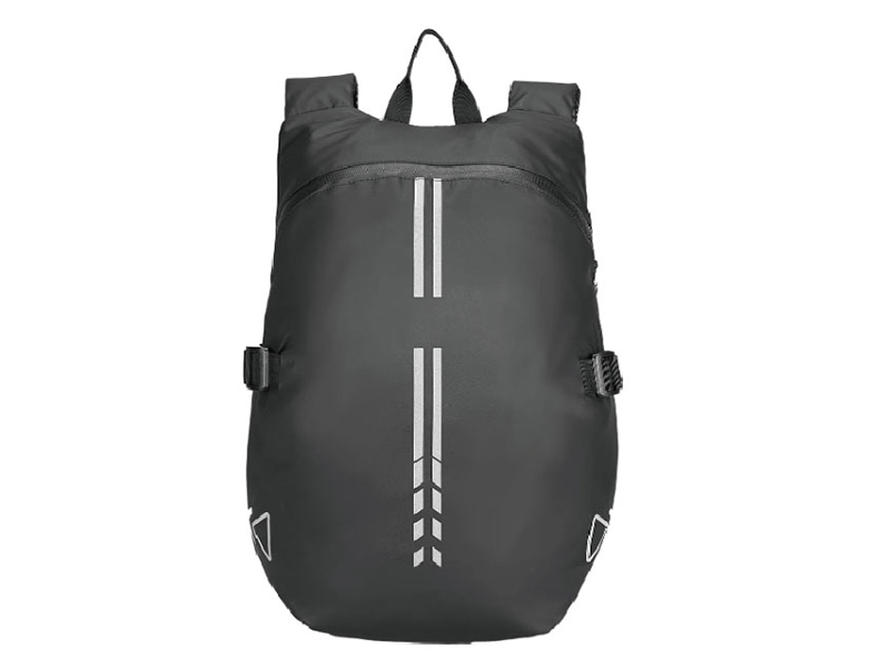 Minimalist Motorcycle Backpack with Linear Details for custom motorcycle collections