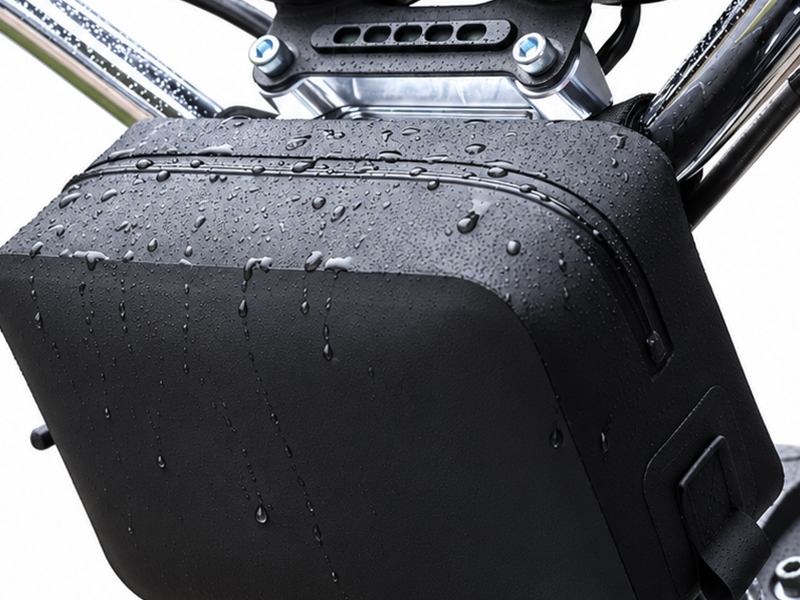 Motorcycle Handlebar Bags 13 Waterproof Storage for Wet Conditions on a motorcycle handlebar bag