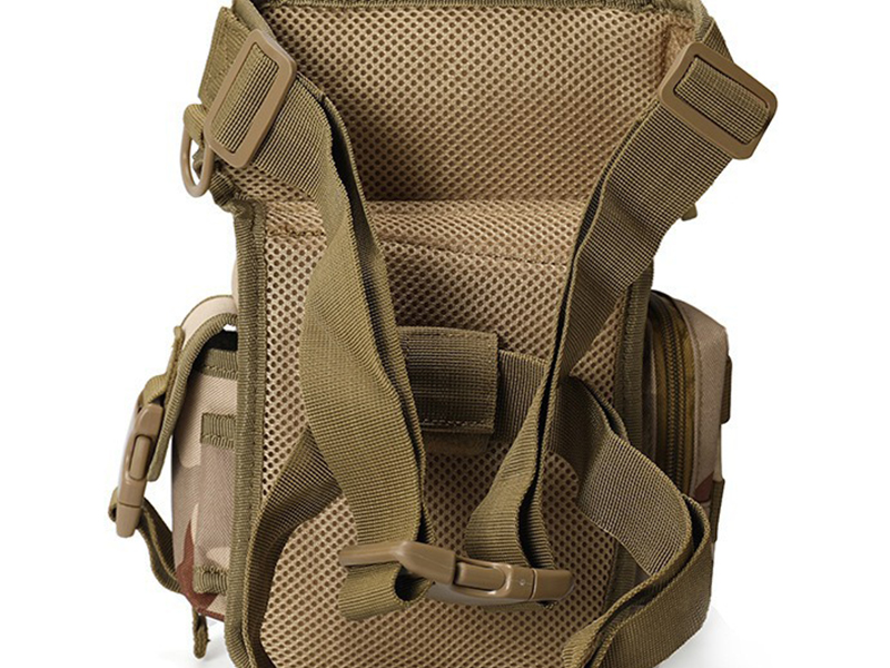 Cushioned Contact Against the Body on a motorcycle leg bag