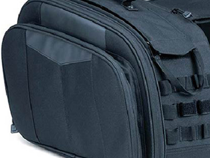 Motorcycle Saddlebags 10 Front Pockets Separate from the Center Connection on a motorcycle saddlebag bag