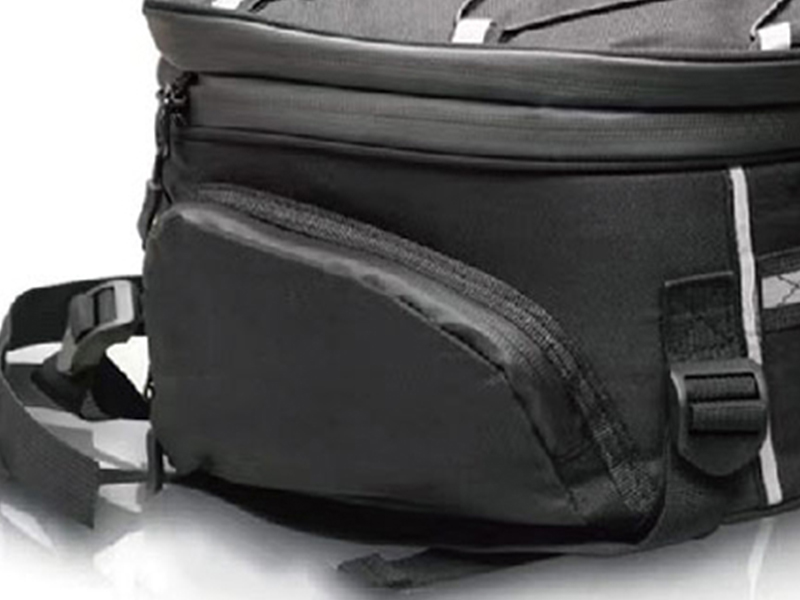 Motorcycle Tail Bags 12 A Separate Pocket for Smaller Items on a motorcycle tail bag
