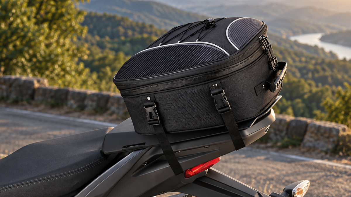 Motorcycle Tail Bags 1 Custom motorcycle tail bags for OEM and ODM motorcycle riding collections
