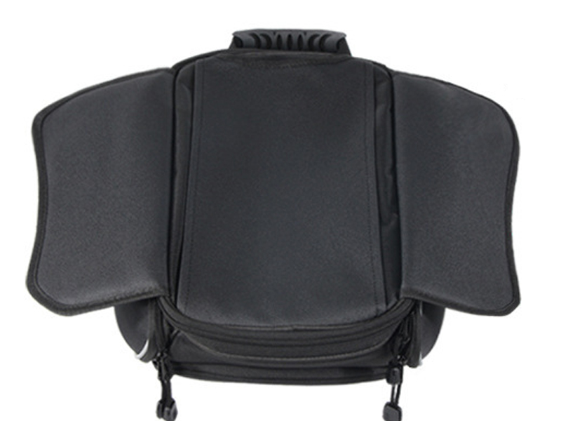 Magnetic Attachment for Convenient Placement on a motorcycle tank bag