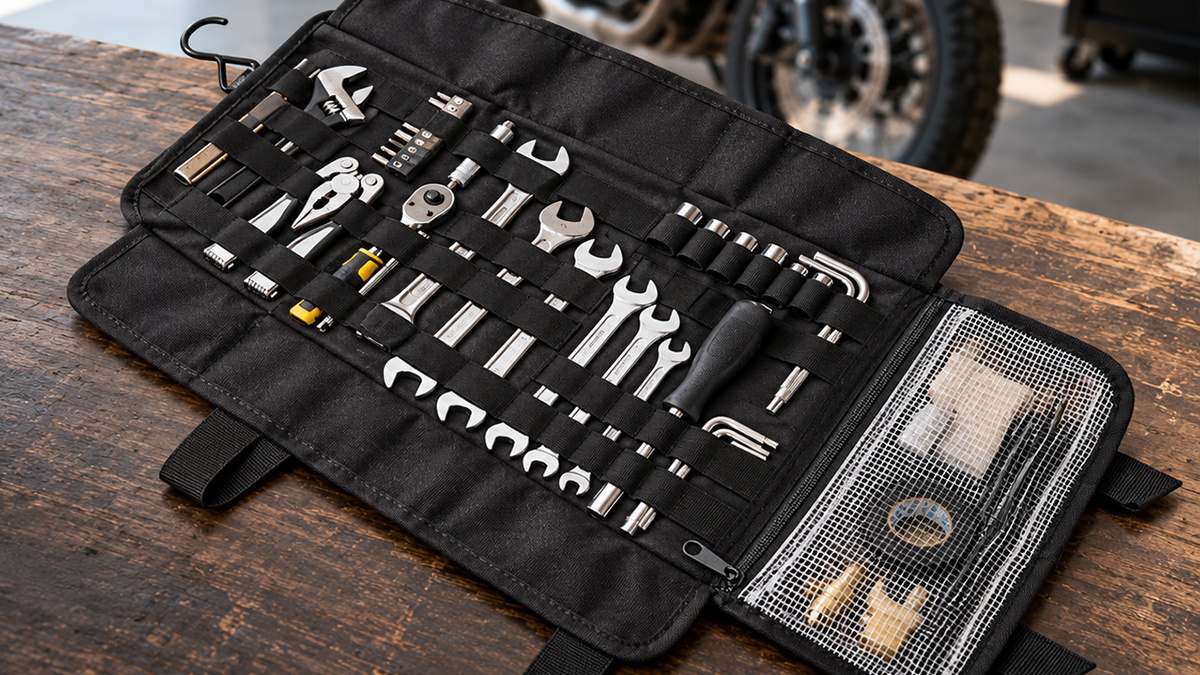 Custom motorcycle tool bags for OEM and ODM motorcycle riding collections