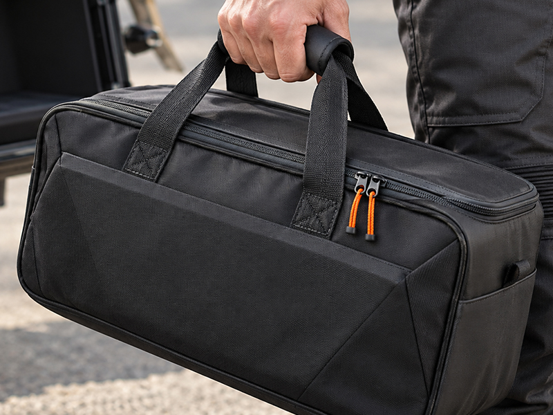 Motorcycle Bags 24 Convenient Carrying After Parking on a motorcycle bag