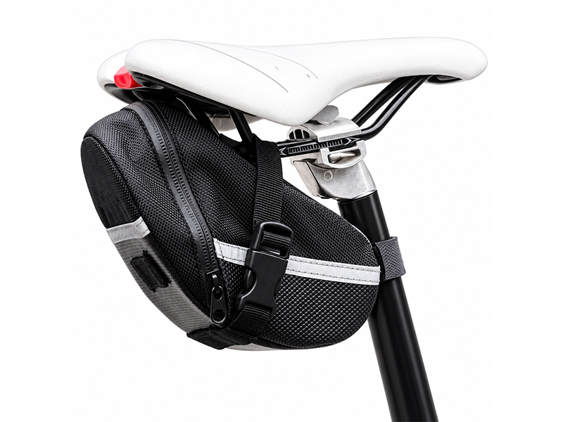 600D Saddle Bag with Reflective Trim for custom bicycle collections