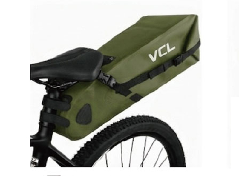 Extended Bikepacking Saddle Pack for custom bicycle collections