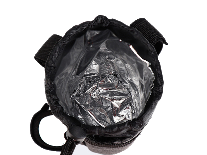 An Insulating Layer for Drinks on a bike stem bag