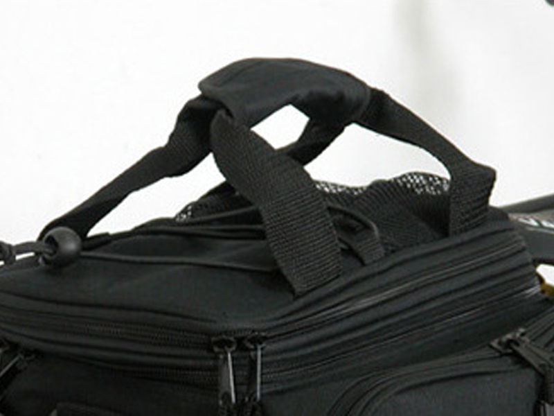 Carry the Bag After Parking on a bike trunk bag