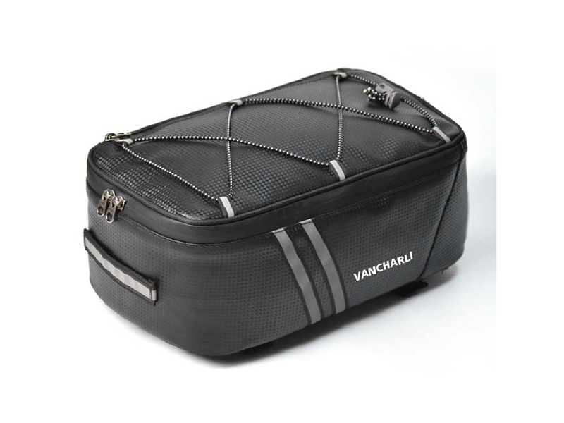 Low-Profile Rectangular Trunk Bag for custom bicycle collections