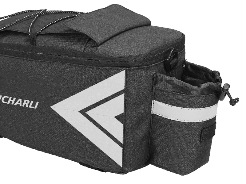 Separate Access on Pocketed Styles on a bike trunk bag