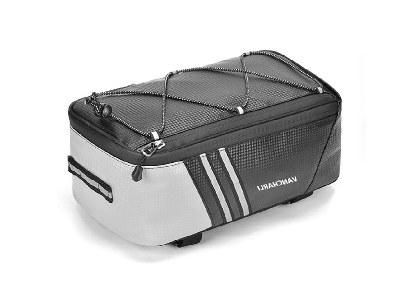Two-Tone Rectangular Rack Bag for custom bicycle collections